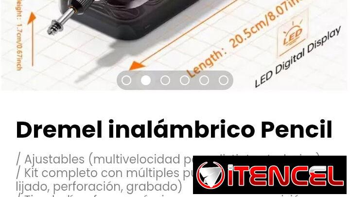 Dremel inalámbrico Pencil  6 niveles de velocidad