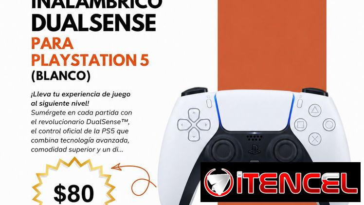 Control Inalámbrico DualSense para PlayStation 5 (Blanco) | videojuegoshabana.com