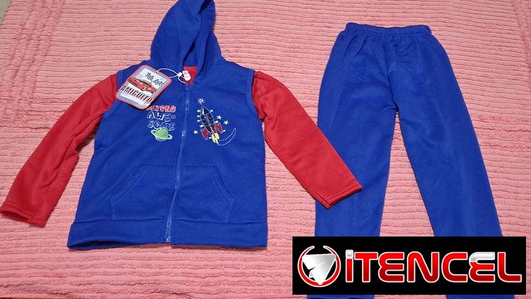 Juego de abrigo y mono pantalón para niño, NUEVO, talla 6.