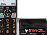 Panasonic inalámbrico con máquina contestadora, 1 terminal de color negro