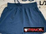 Shorts de tela de mujer