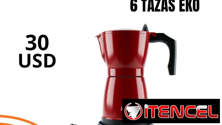 CAFETERA ELÉCTRICA DE 6 TAZAS EKO