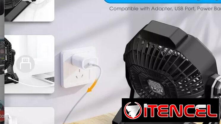 Ventilador recargable X20-20000mAh