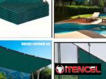 Toldo/ malla para el sol color marrón y verdes , diferentes medidas