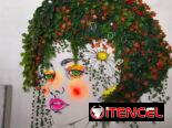 Plantas Artificiales y pintura