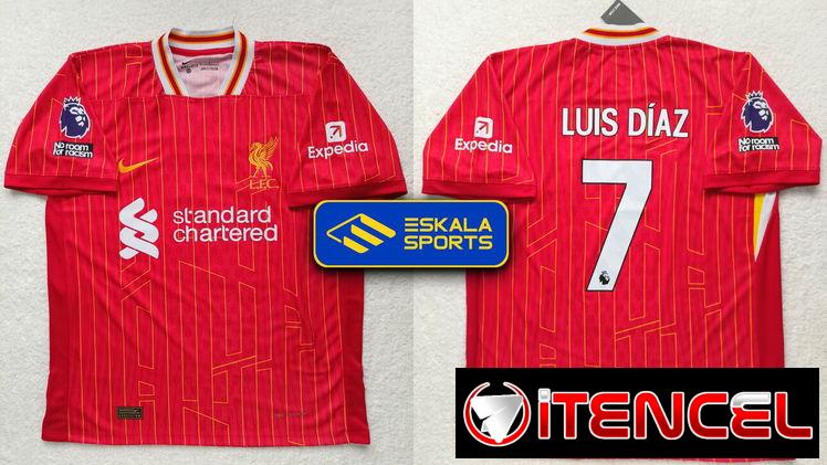 PULLOVER DE FUTBOL DEL LIVERPOOL VIRGIL SALAH MAC ALLISTER 2024/25