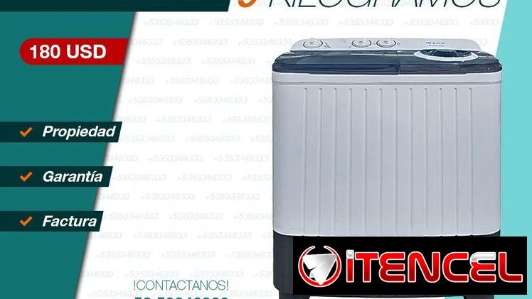 Lavadora semiautomática de 9 KG MILEXUS. Producto con factura y garantía que usted estrena