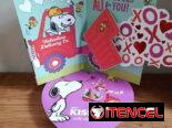 Caja de bombones Kisses Snoopy+Postal original Snoopy.