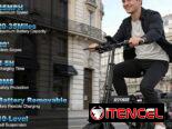 Bicicleta Eléctrica Plegable 14” 1200W 24MPH Batería 48V 10Ah Suspensión y Frenos de Disco