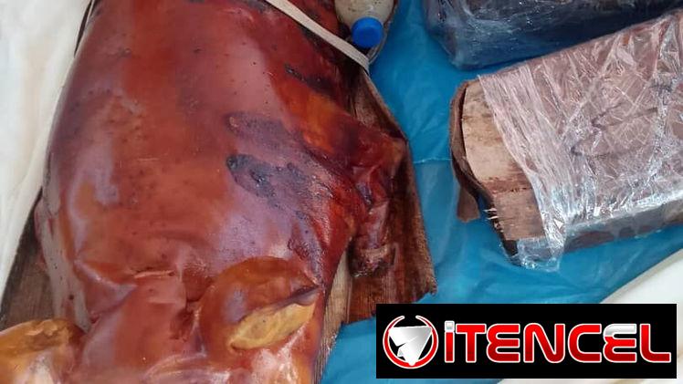Cerdo asado especial para 100 comensales