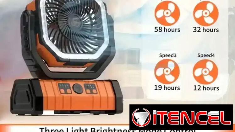 Ventilador recargable F6