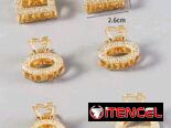 Pellizcos metálicos dorados /regalos / pequeños