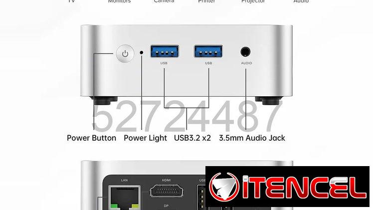 ✅✅52724487 – Mini PC Acemagik Vista-Mini V1, 12da Generación, Intel N95 @3.4Ghz, 16Gb DDR4, 256Gb SSD M.2✅✅