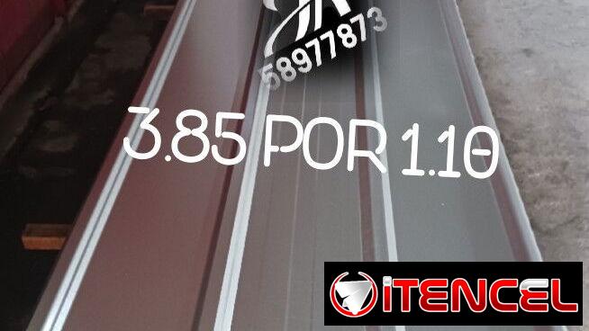 Tejas de zinc galvanizado de 3.85 por 1.10