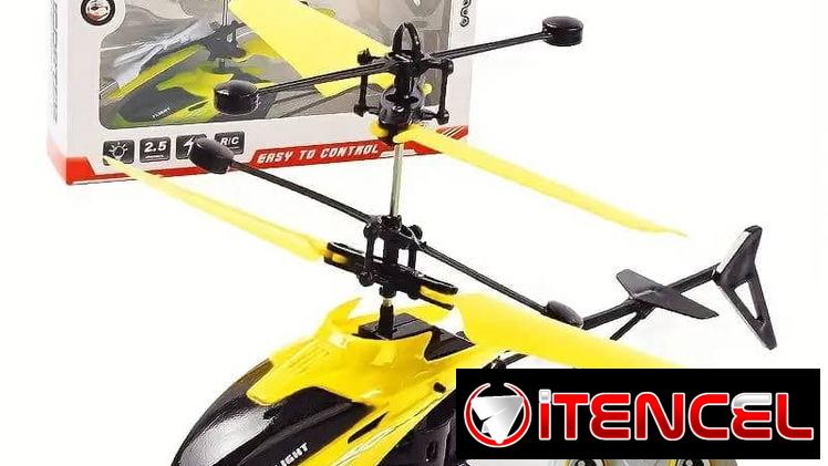 Helicóptero a control remoto. Juguete Helicóptero recargable de control remoto