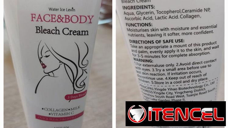 Crema blanqueadora