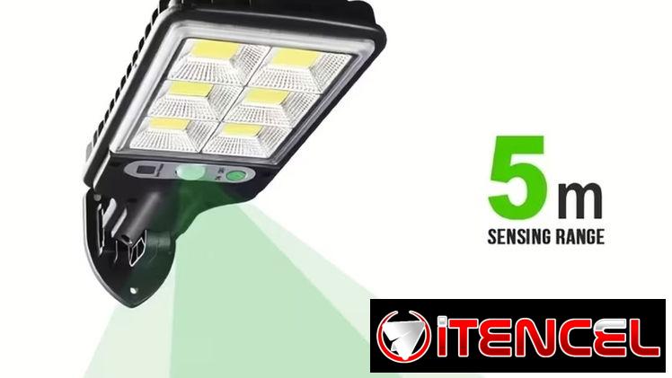 LÁMPARA SOLAR recargable con control remoto