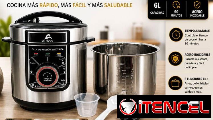 olla reina de acero inoxidable