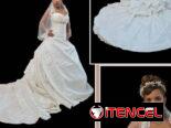 Vestido de 15 y novia para negocios accesorios