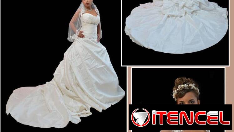 Vestido de 15 y novia para negocios accesorios