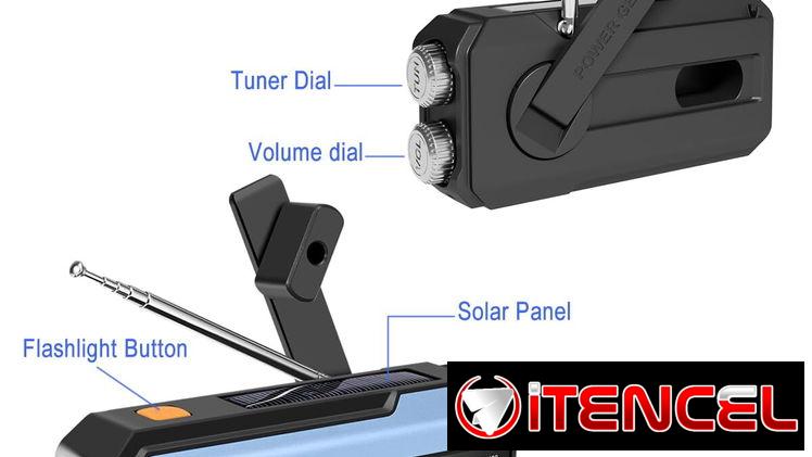 📻 RADIOS PORTÁTILES  CARGAN POR USB,DINAMO Y SOLAR,PRÁCTICOS DE USAR EN APAGONES 📻
