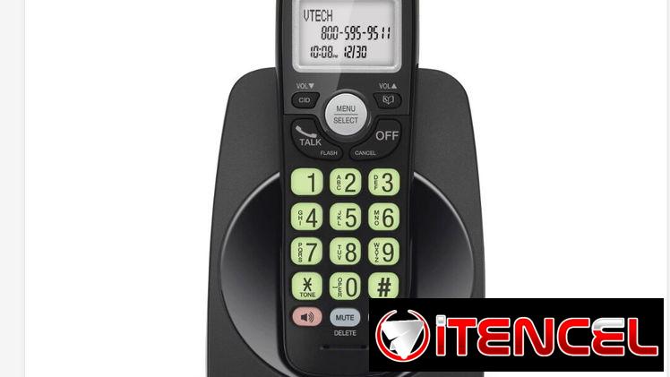 Panasonic inalámbrico con máquina contestadora, 1 terminal de color negro