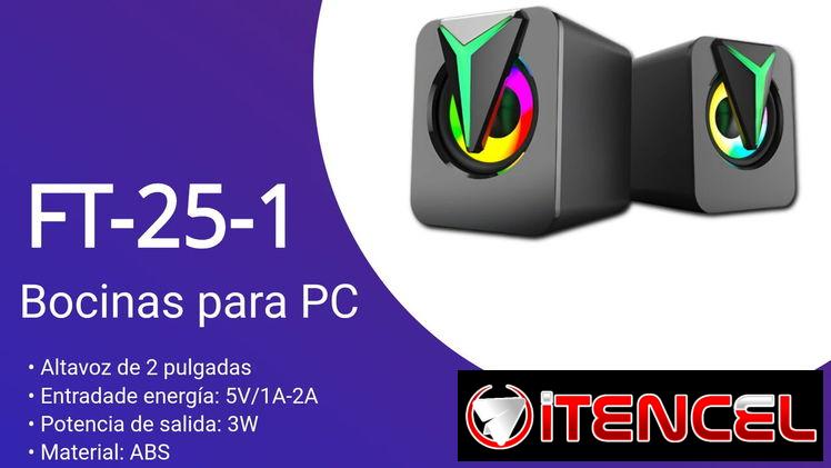 Bocinas para computadoras RGB FT-25-1