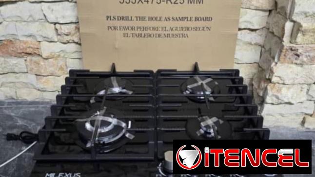 Cocina de Gas Empotrable Milexus 4H (Na)