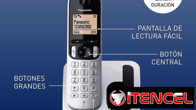 —- Teléfono inalámbrico Panasonic 1 base ——