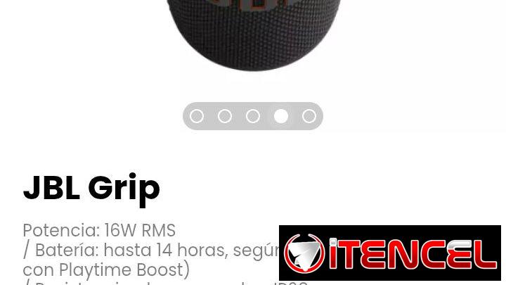 JBL Grip. Potencia: 16W RMS