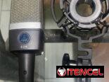 Audífonos senheiser HD 650, interfaz Steinberg ,micrófono condensador akgc214