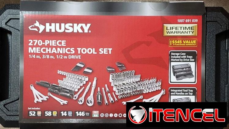 Caja de herramientas Husky de 270 piezas new sellada