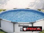 Piscina + caja de cerveza