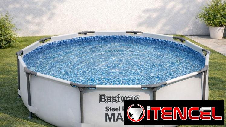 Piscina + caja de cerveza