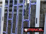Puertas y ventanas de aluminio. Bajos de meseta, Paños fijos, Closet de espejos