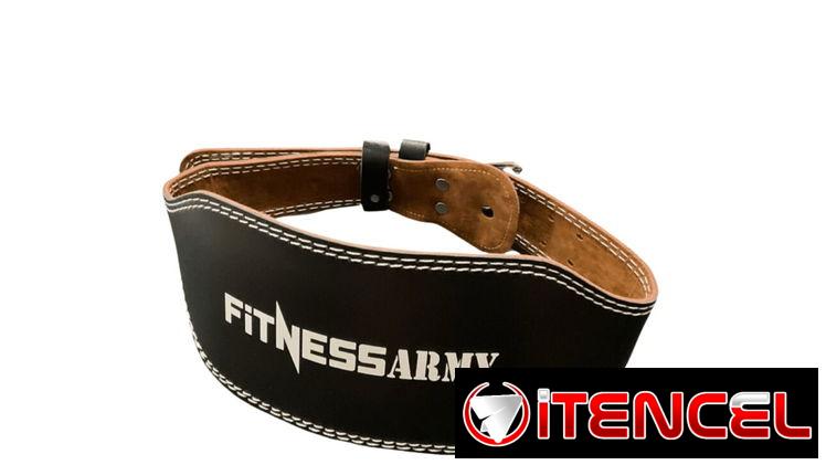 Fajas o Cinturon de fuerza profesional de cuero FITNESSARMY 58234161
