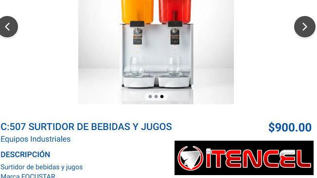 Surtidor de Bebidas y Jugos