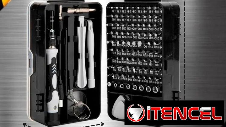 🛠️​ JUEGO DE DESTORNILLADORES 115 EN 1 🛠️​ LIT MAGNETICO 🛠️​ EXTENSOR FLEXIBLE – EXTENDIBLE 🛠️​ 5887.23.60