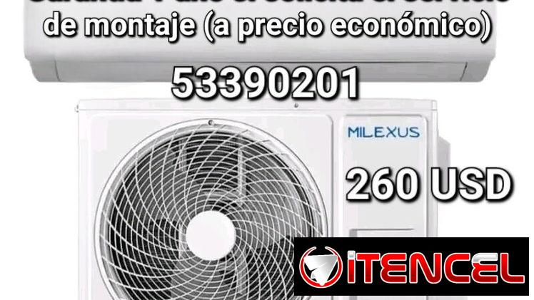 Split con servicio de montaje y garantia 1 año