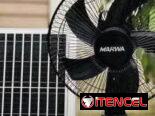 Ventiladores recargables MARWA con panel solar