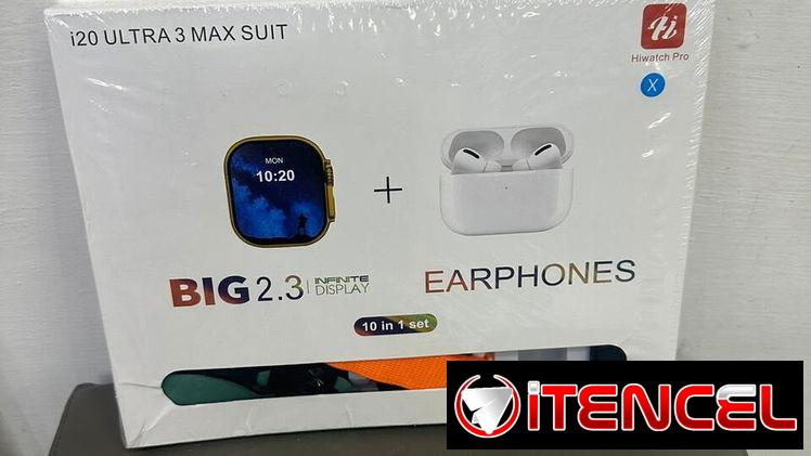 Reloj inteligente con audífonos y 9 diferentes manillas