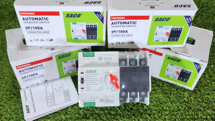 Transferencia Automática ATS SACO 3P 100A