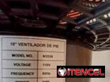 🌪️Ventilador de Pie, 18″ pulgadas. Nuevo. Ciclón.   ⚙️Potencia motor : 60 W ◼️Color : Negro