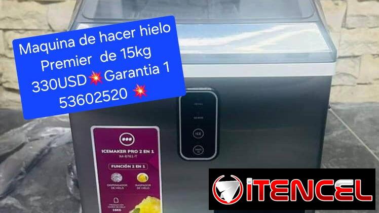 Maquina de hacer hielo Premier  de 15kg  💥Garantia 1 mes 💥