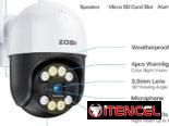 ZOSI C289 Cámara de Seguridad WiFi PTZ para Exteriores