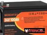 Batería Werchtay 24V 100Ah LiFePO4
