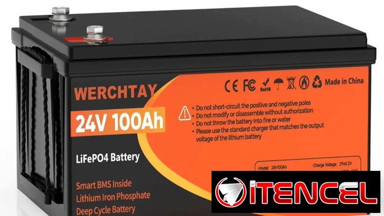Batería Werchtay 24V 100Ah LiFePO4