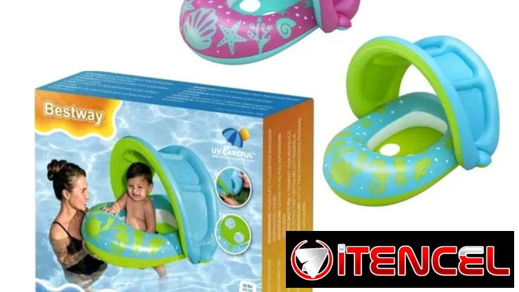 Salvavidas y piscina para niños