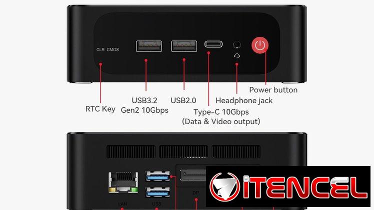 MiniPC BeeLink SER 5 MAX AMD Ryzen 7 6800U | 24GB RAM | SSD 500GB| Pc escritorio