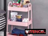 Organizador de metal con Ruedas